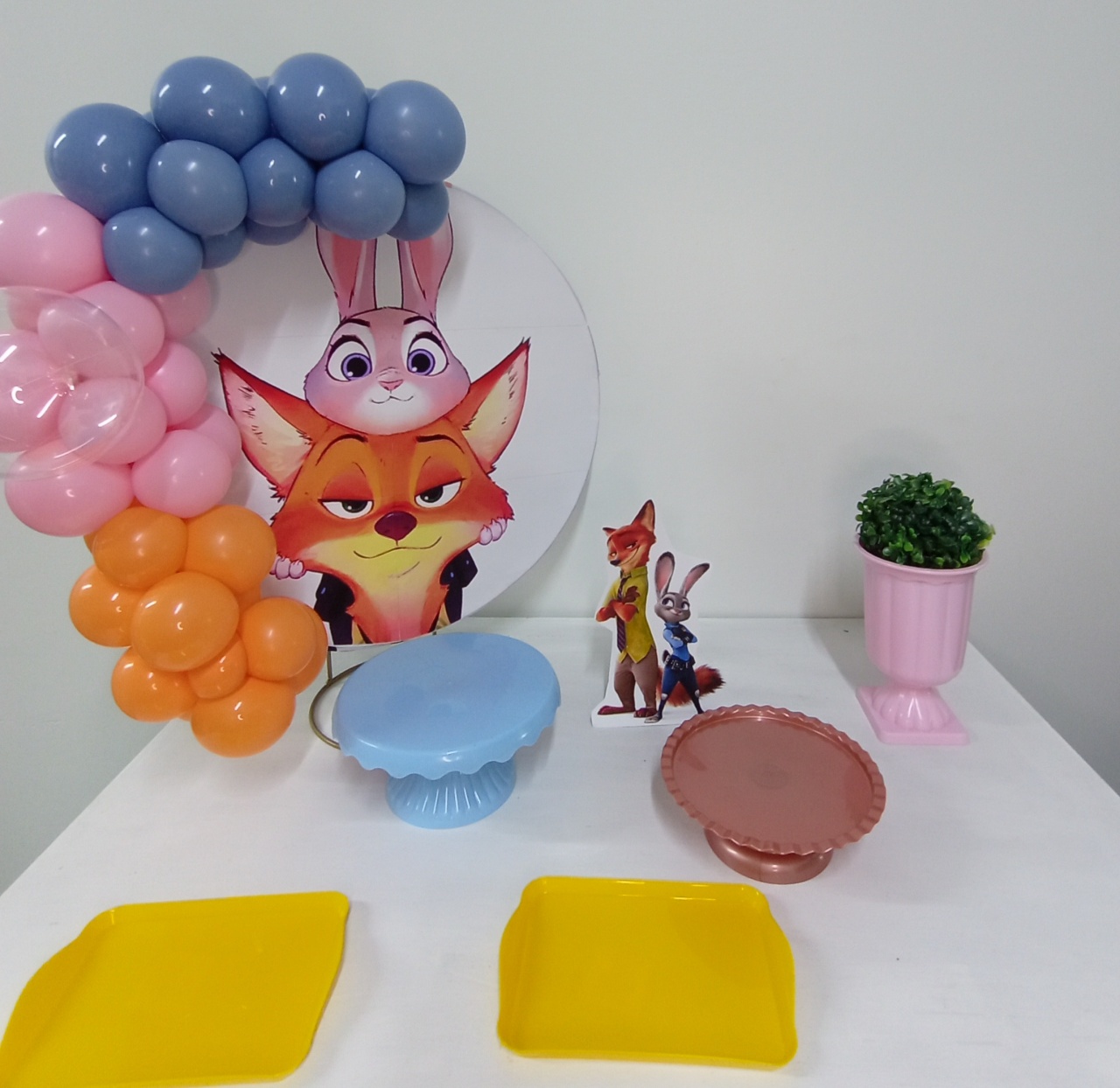 Mini Festa Na Mesa Zootopia - Ateliê da Daia Pegue Monte & Doces 
