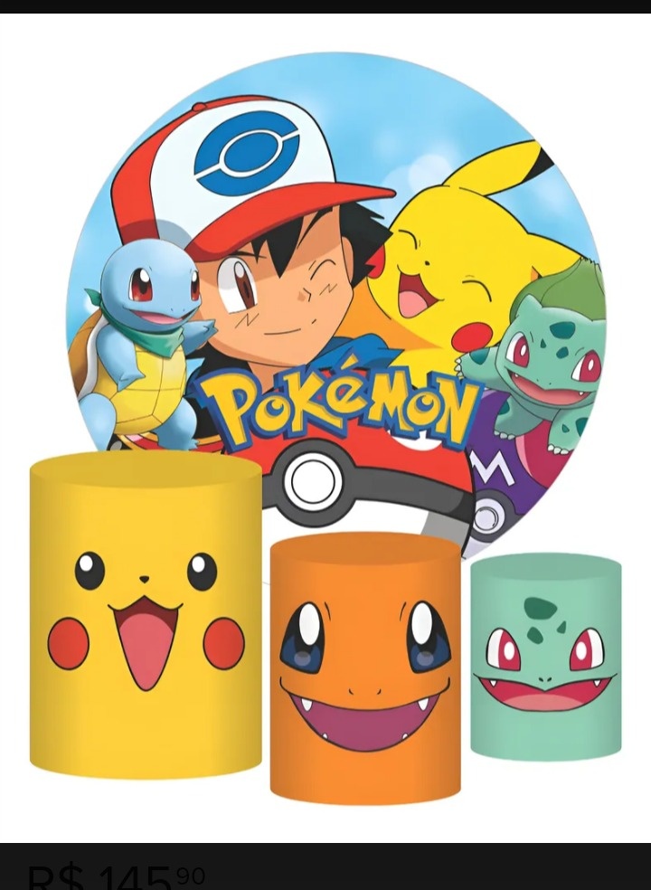 Pokémon  - Ateliê da Daia Pegue Monte & Doces 