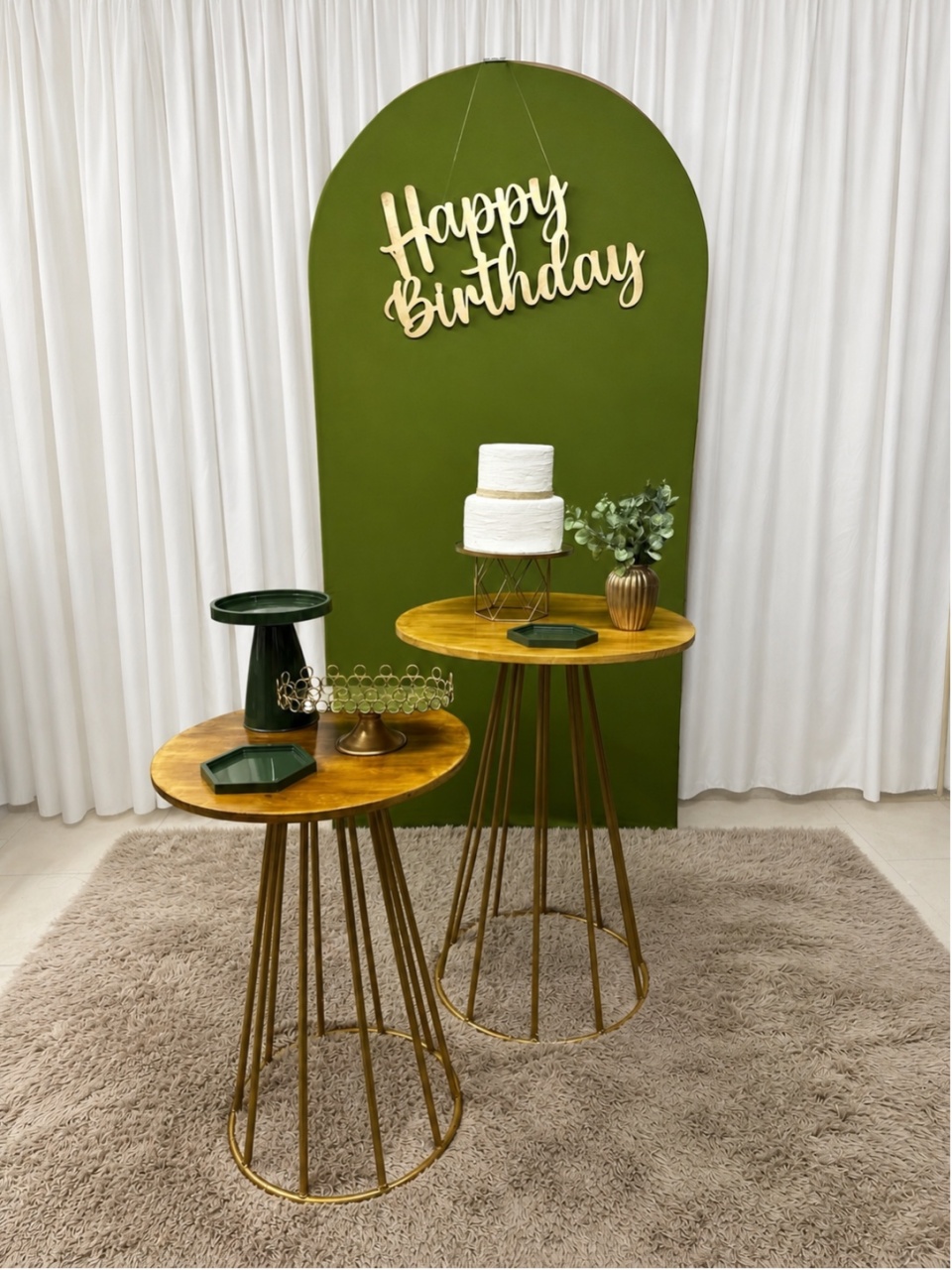 Decoração Verde Oliva - Happy Day Decorações