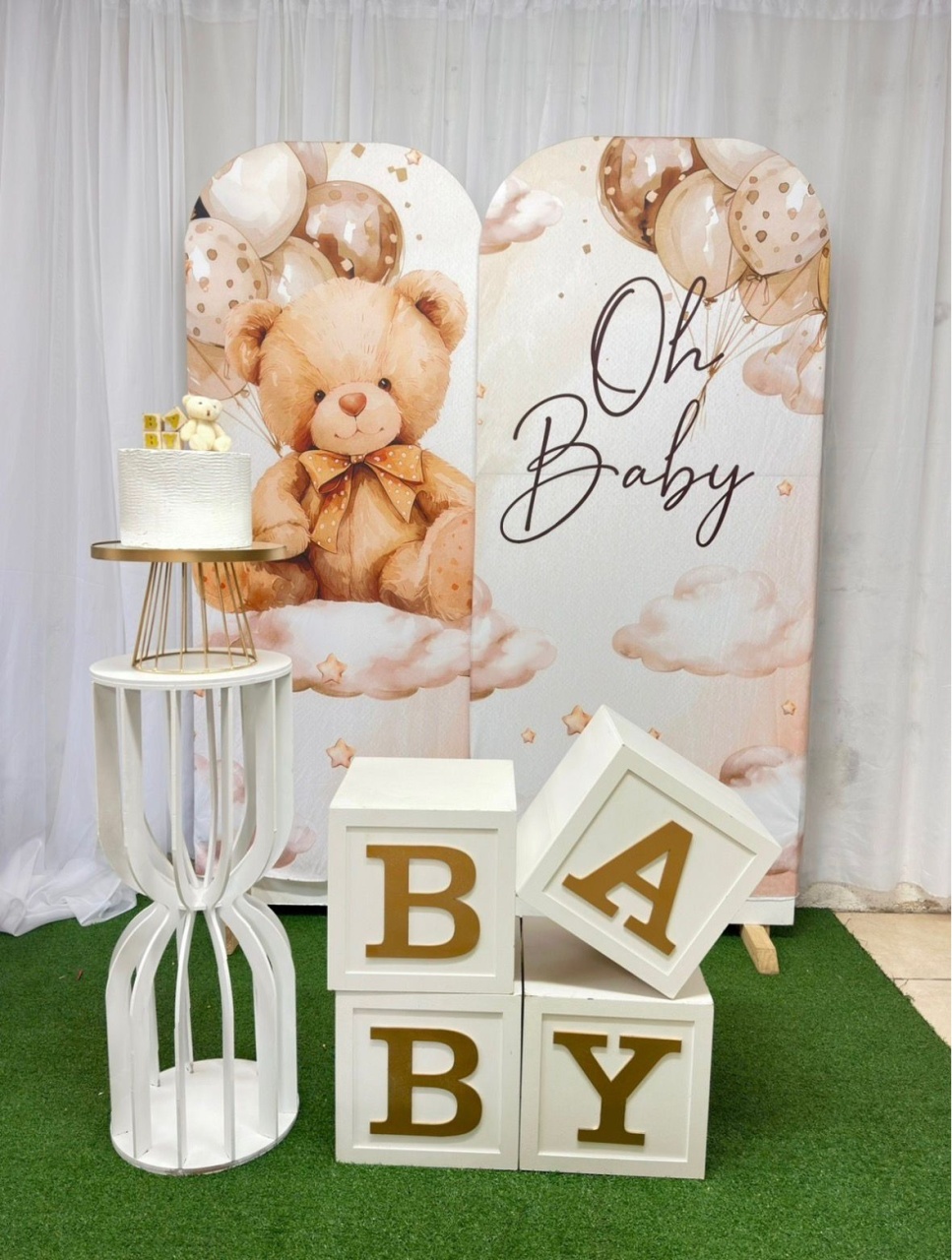 Decoração Marrom  Urso - Happy Day Decorações