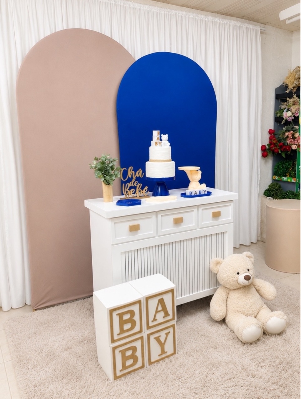 Decoração Azul Royal P - Happy Day Decorações