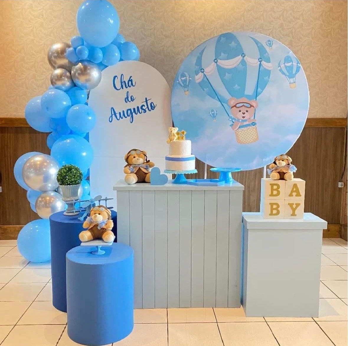 Ursinho Aviador - Happy Day Decorações