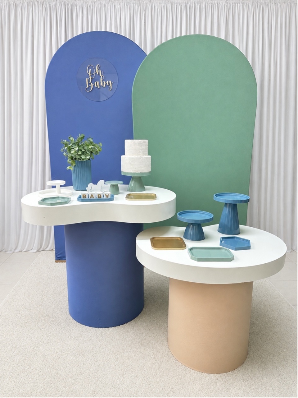 Azul E Verde - Happy Day Decorações
