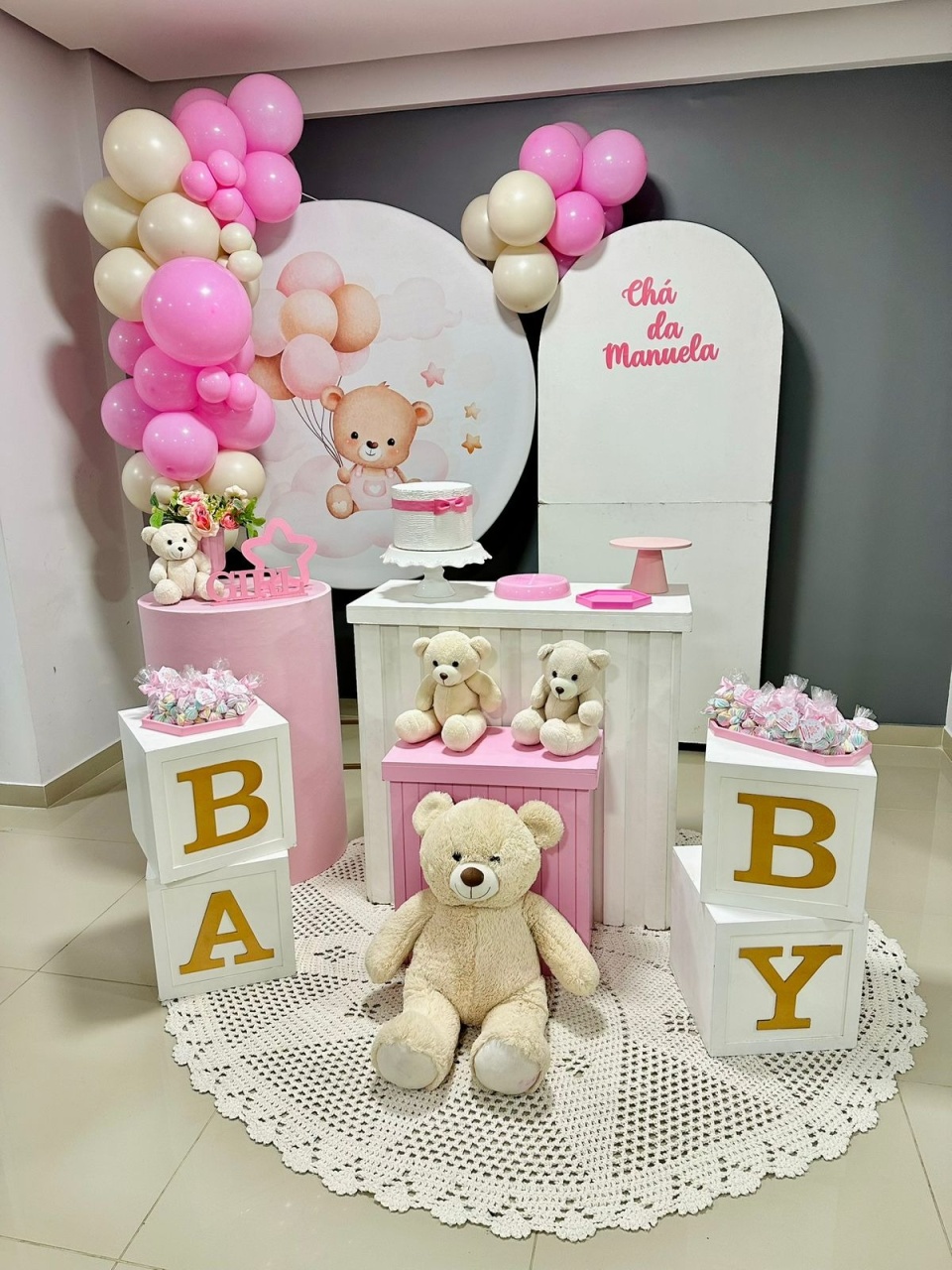 Cha Ursinha(Balões Com Valores Separados) - Happy Day Decorações
