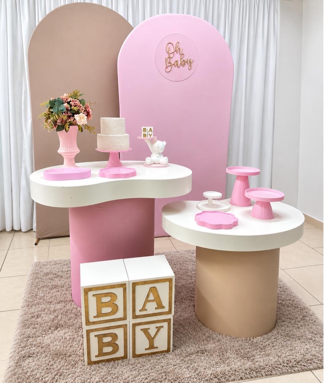 Decoração Com Mesas Orgânicas - Happy Day Decorações