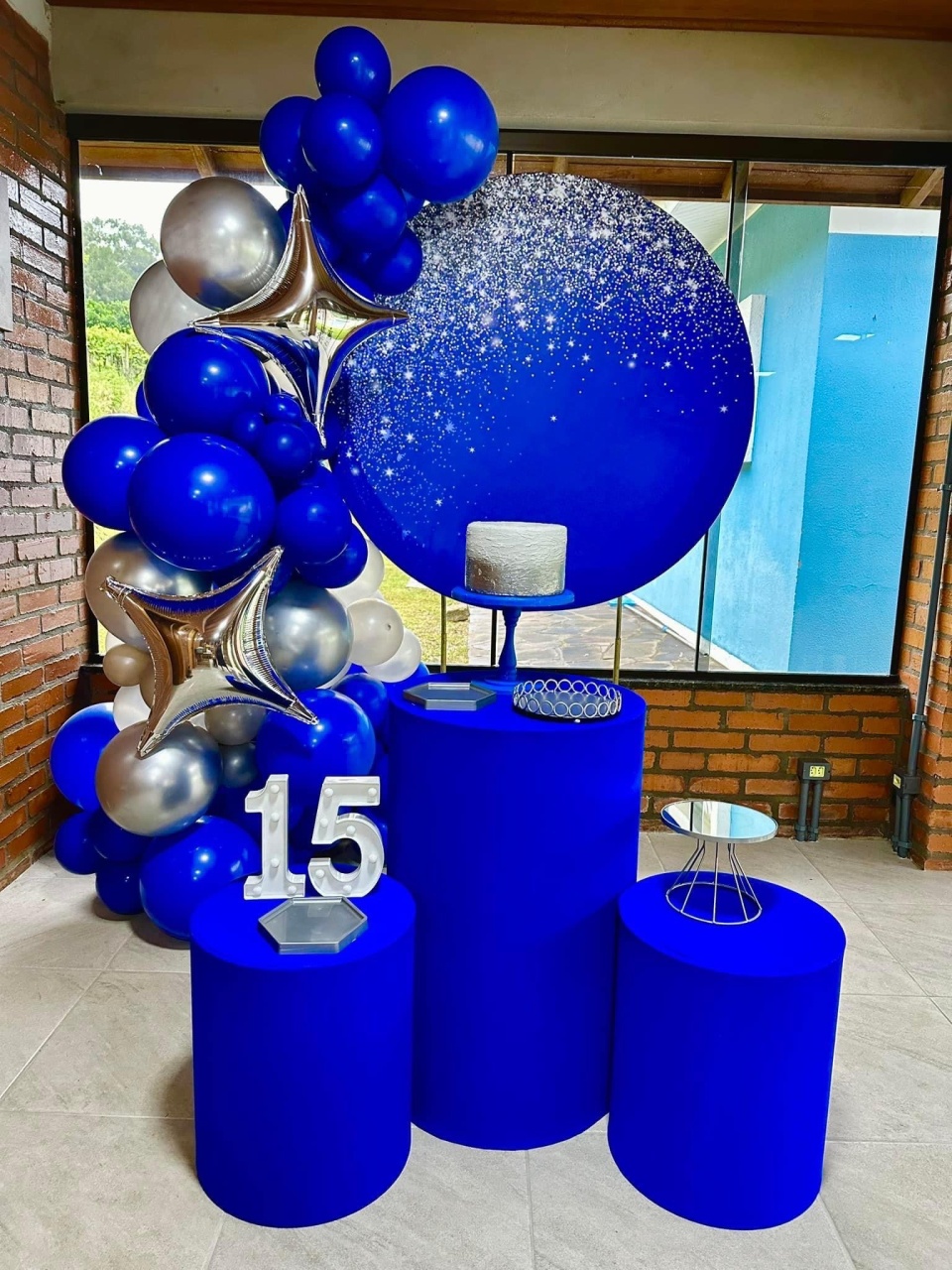Decoração Azul (Balões Com Valor Separado)  - Happy Day Decorações