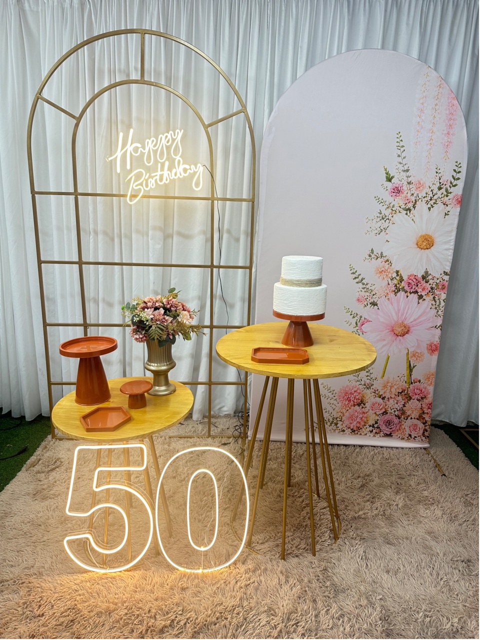 Decoração Floral Terracota - Happy Day Decorações