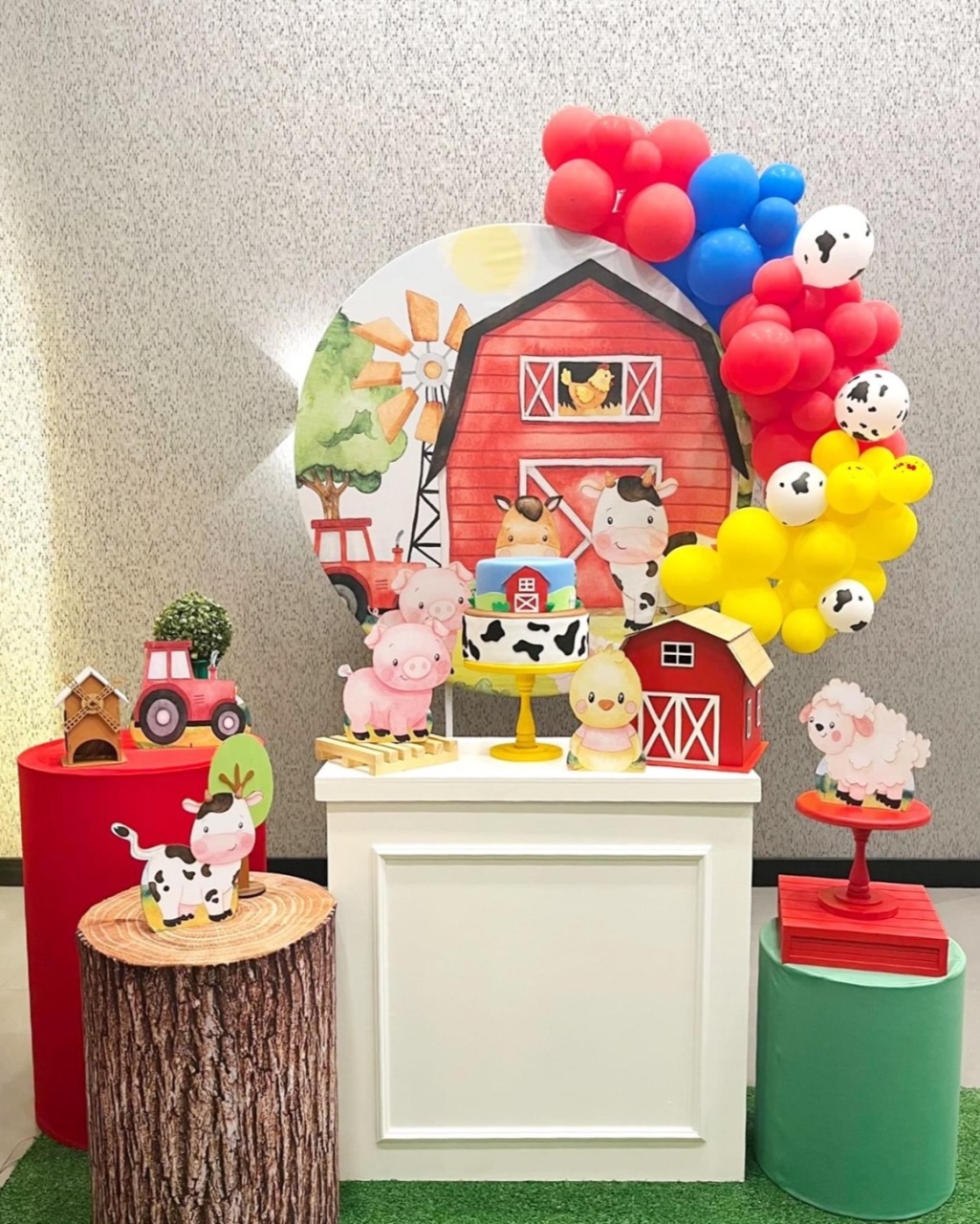 Fazendinha Vermelha - Happy Day Decorações
