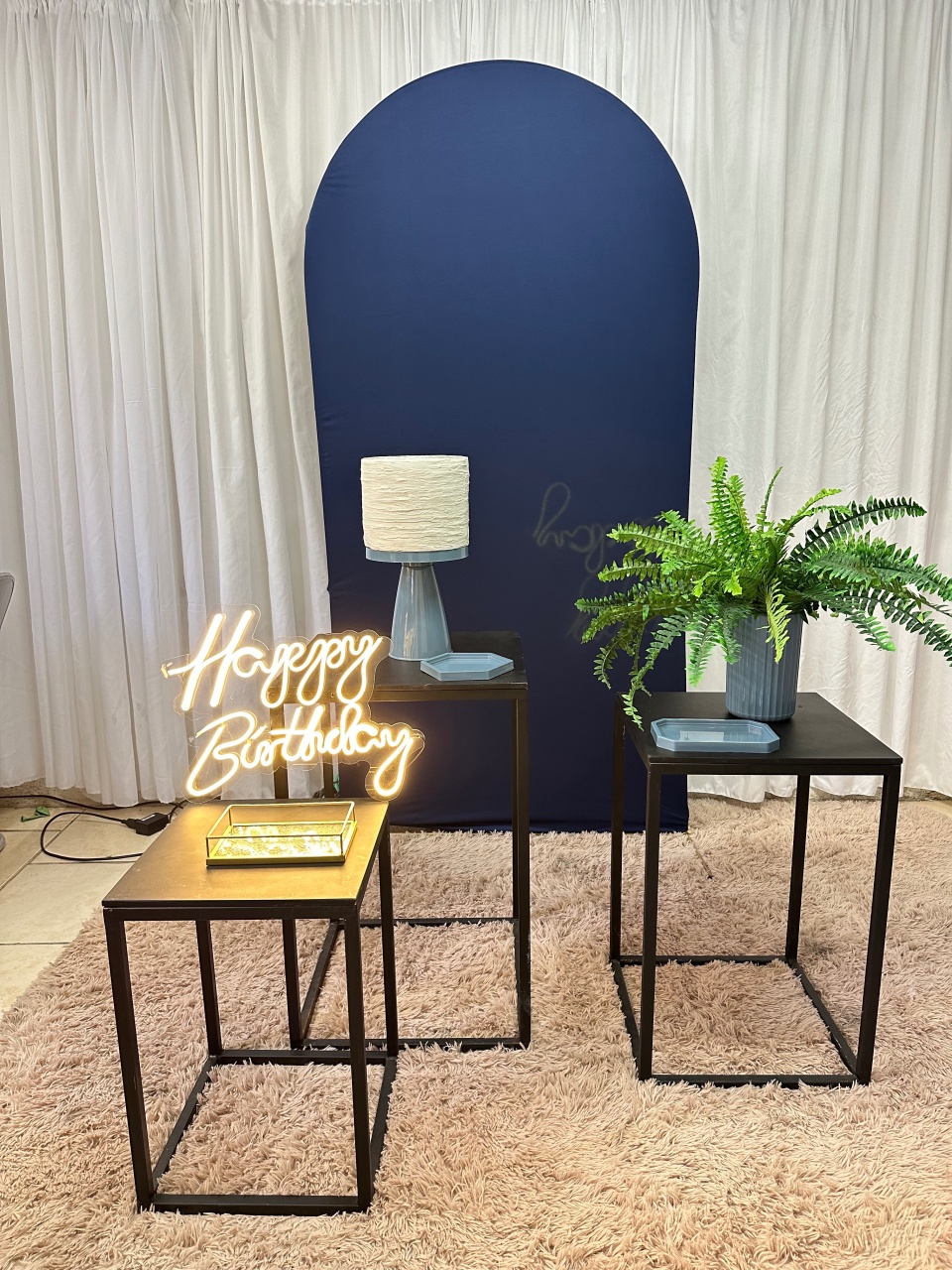 Decoração Azul Marinho  - Happy Day Decorações