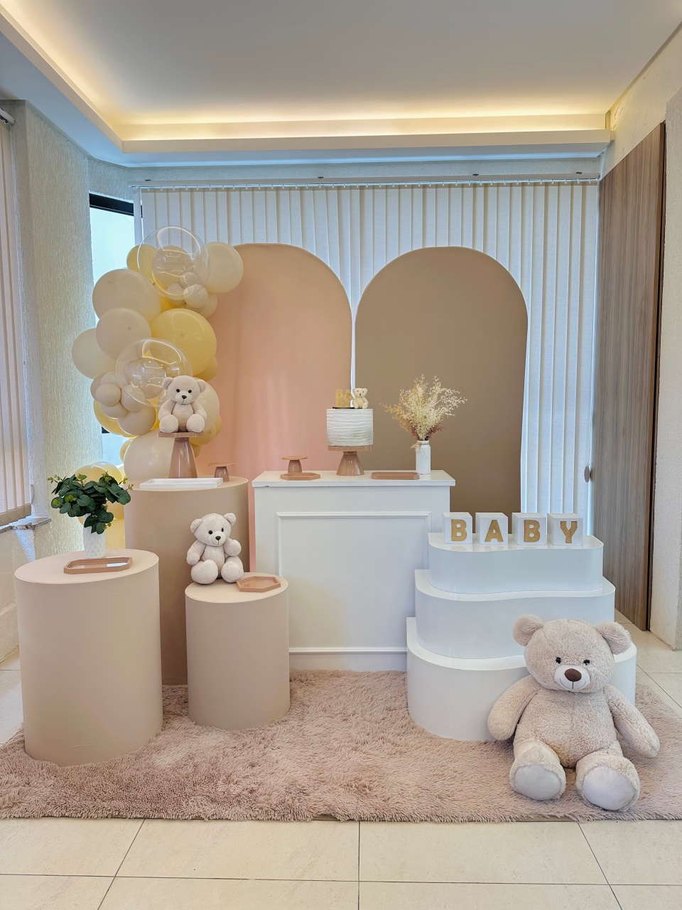 Decoração Nude Luxo  - Happy Day Decorações
