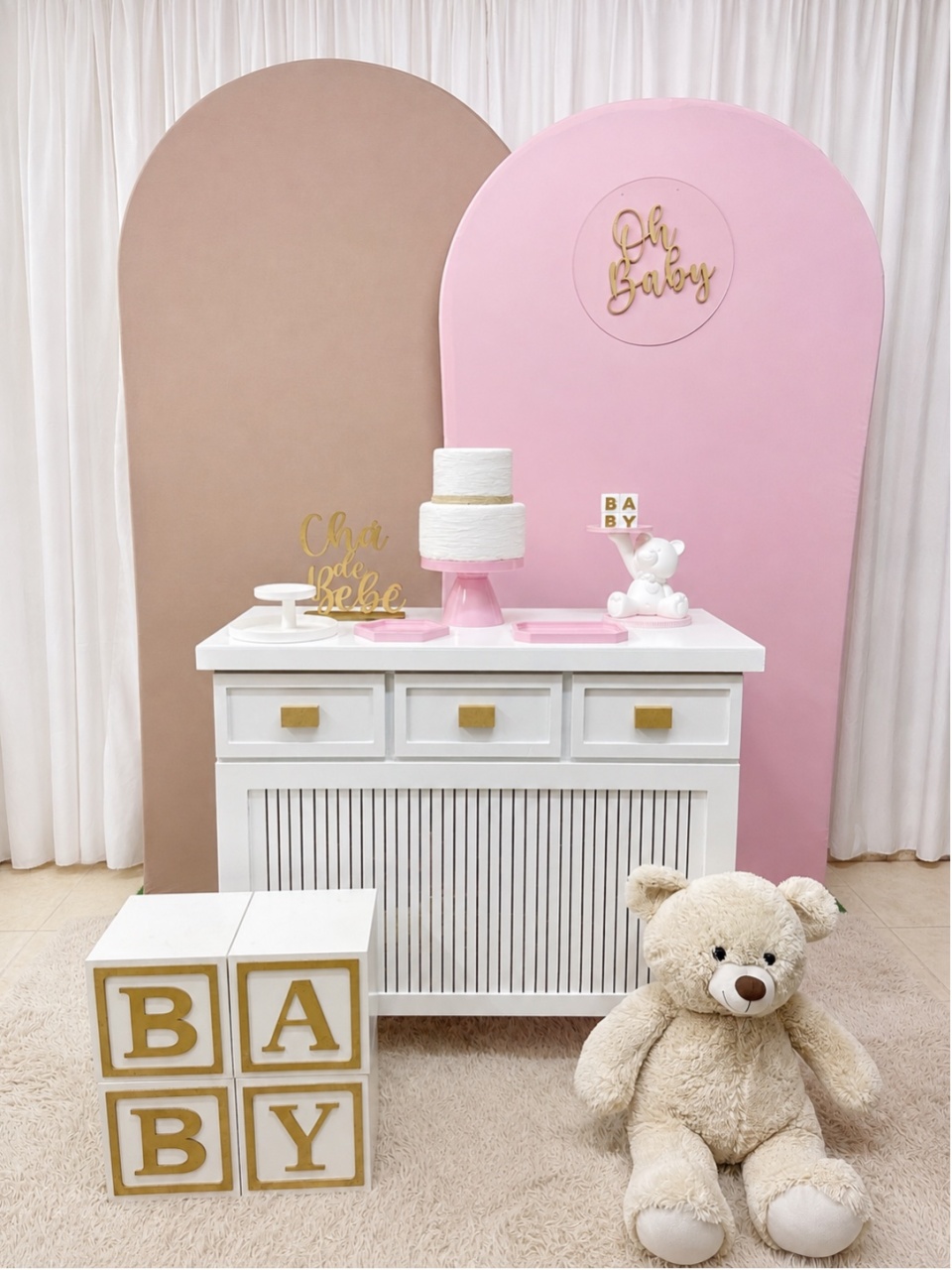 Decoração Rosa P - Happy Day Decorações
