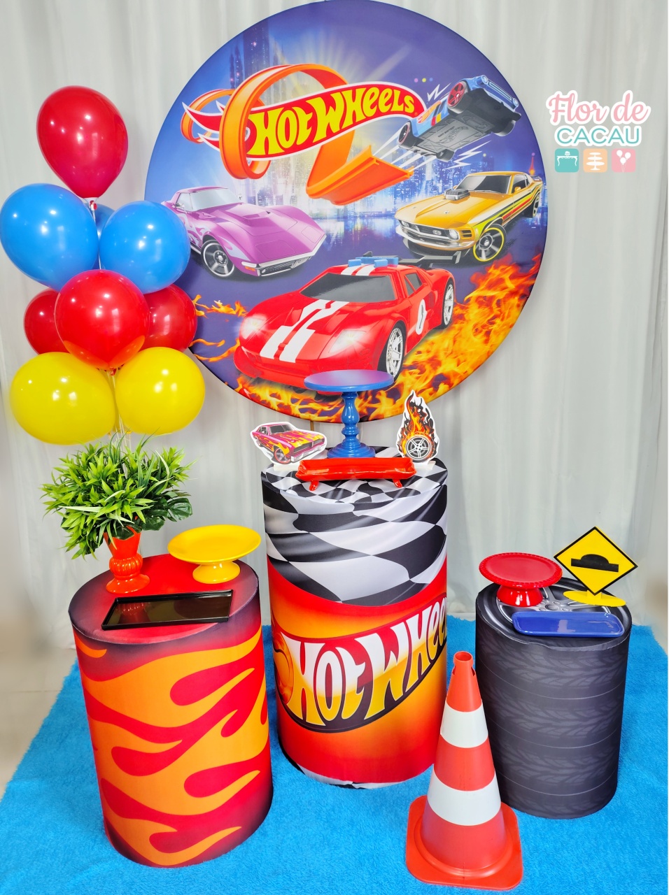 Hot Wheels (Kit Completo) - Locadora Flor de Cacau