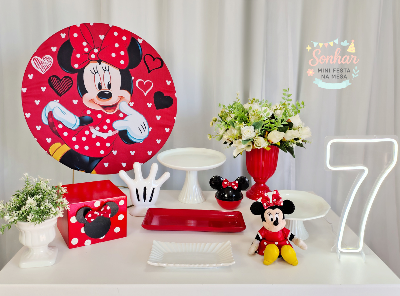 Minnie Vermelha (Kit Essencial) - Locadora Flor de Cacau