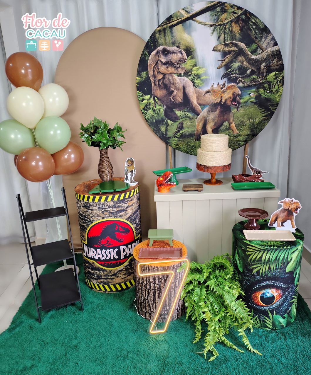 Kit Premium - Jurassic Park/ Dinossauros - Locadora Flor de Cacau