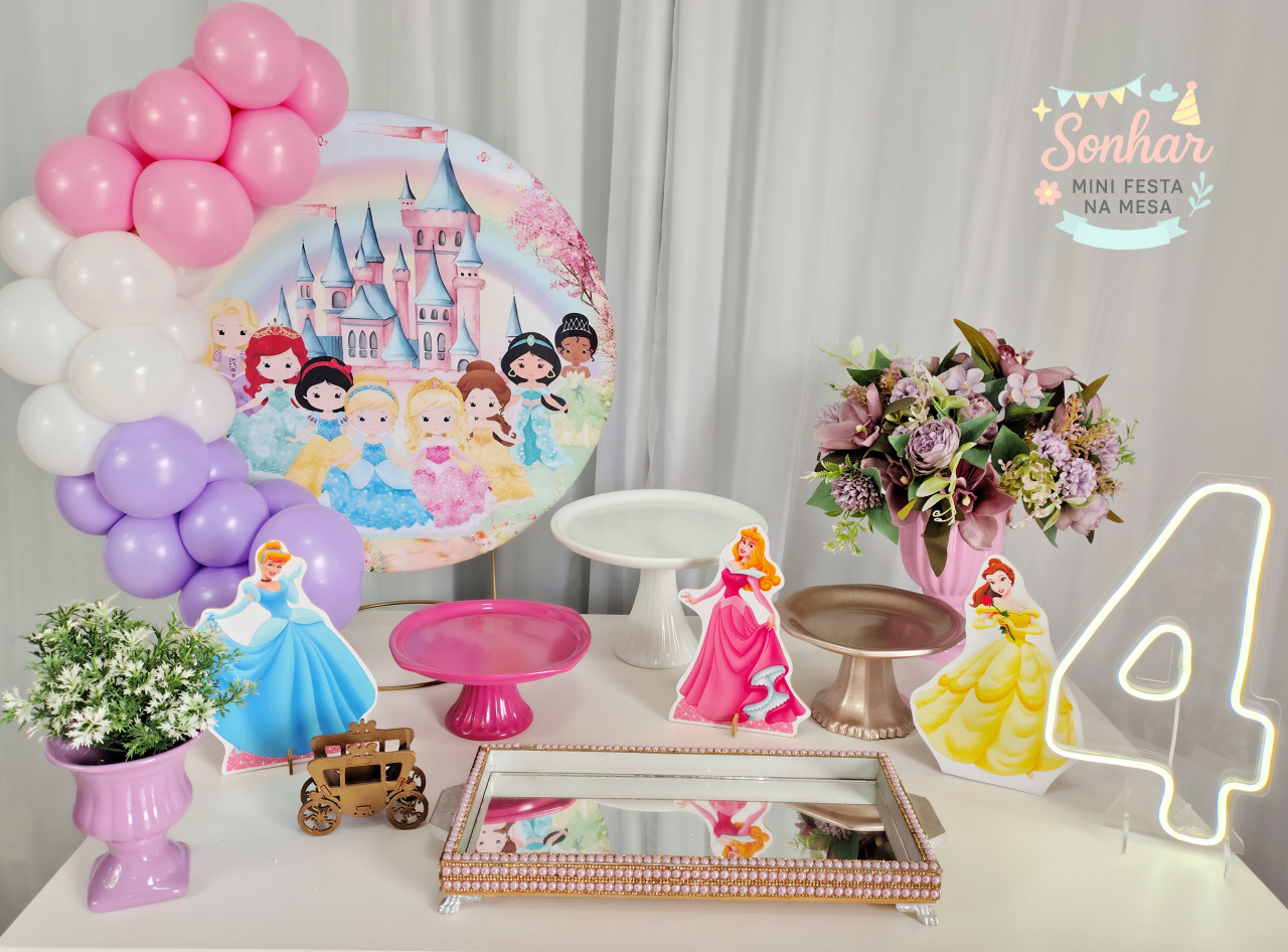 Princesas Cute (Kit Essencial) - Locadora Flor de Cacau