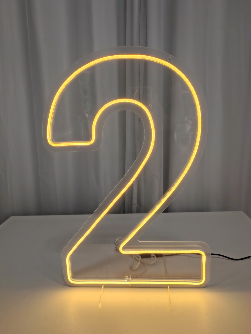 Número de Led 2' (50Cm) - Locadora Flor de Cacau