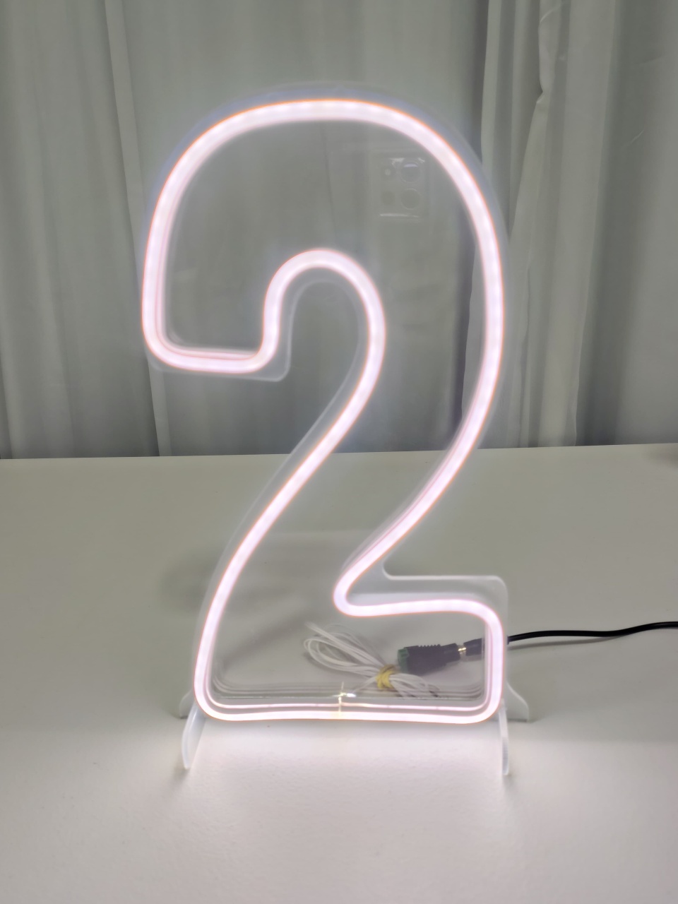 Número de Led 2' (30Cm) - Locadora Flor de Cacau