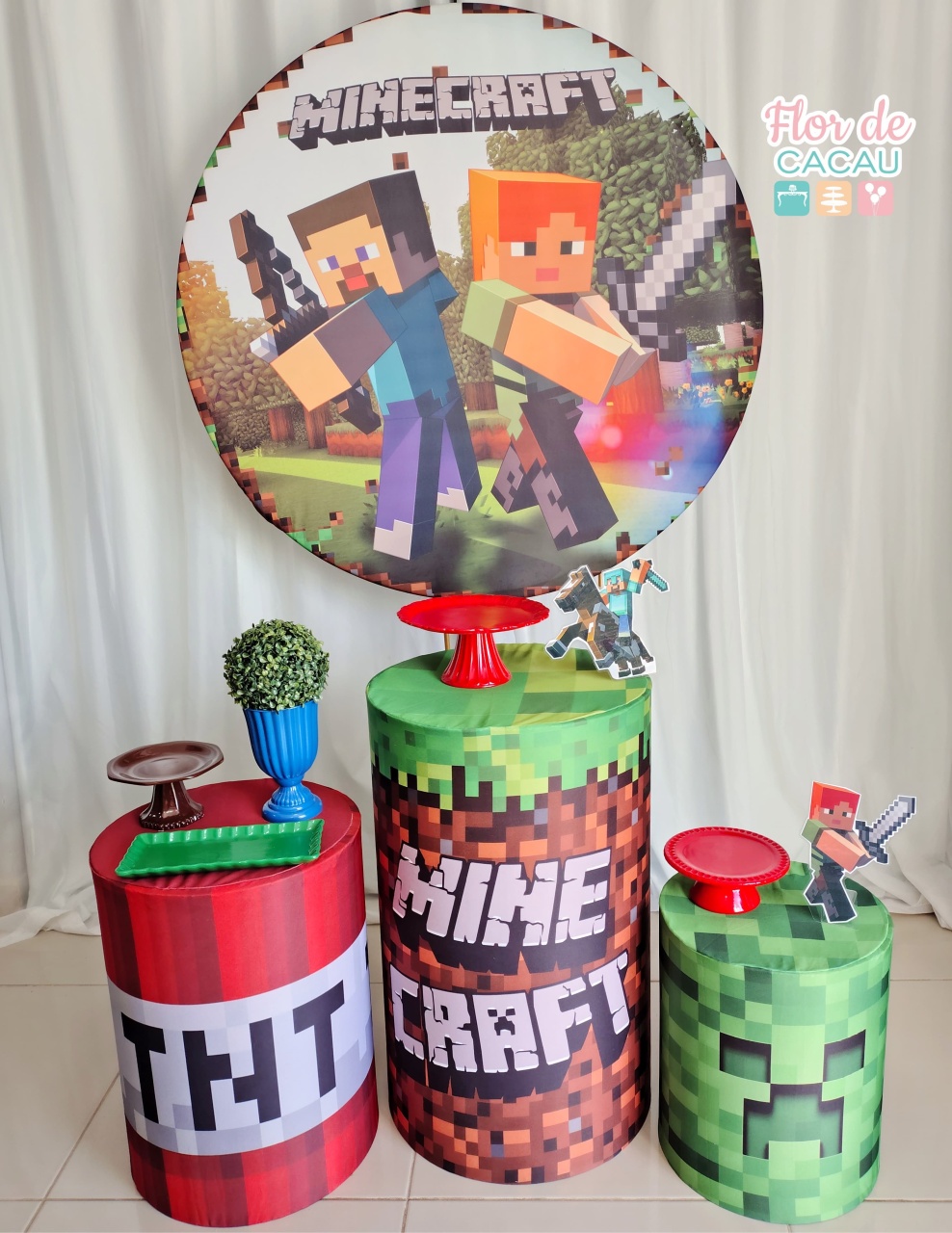 Kit Essencial - Minecraft  - Locadora Flor de Cacau