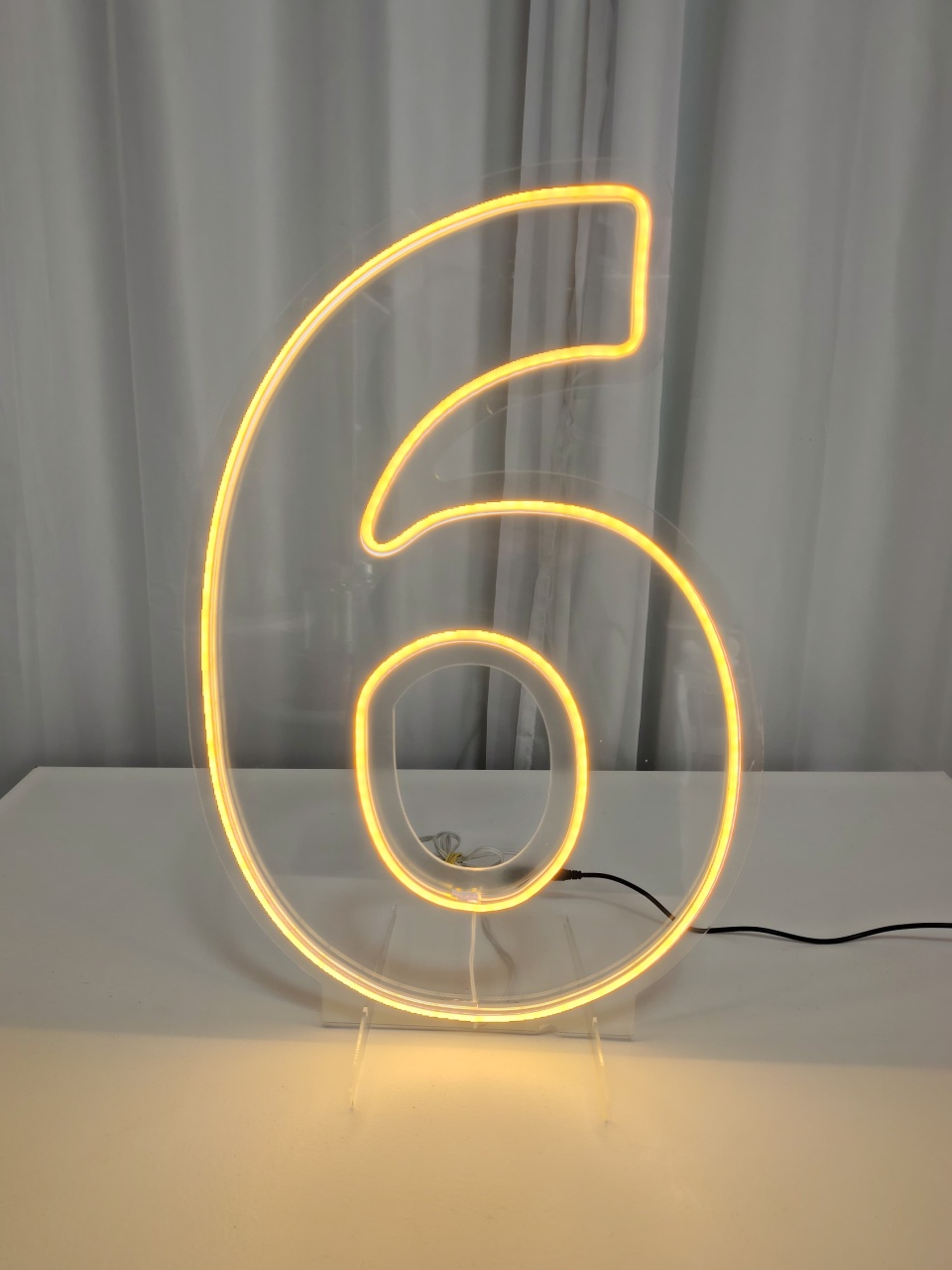 Número de Led 6' (50Cm) - Locadora Flor de Cacau