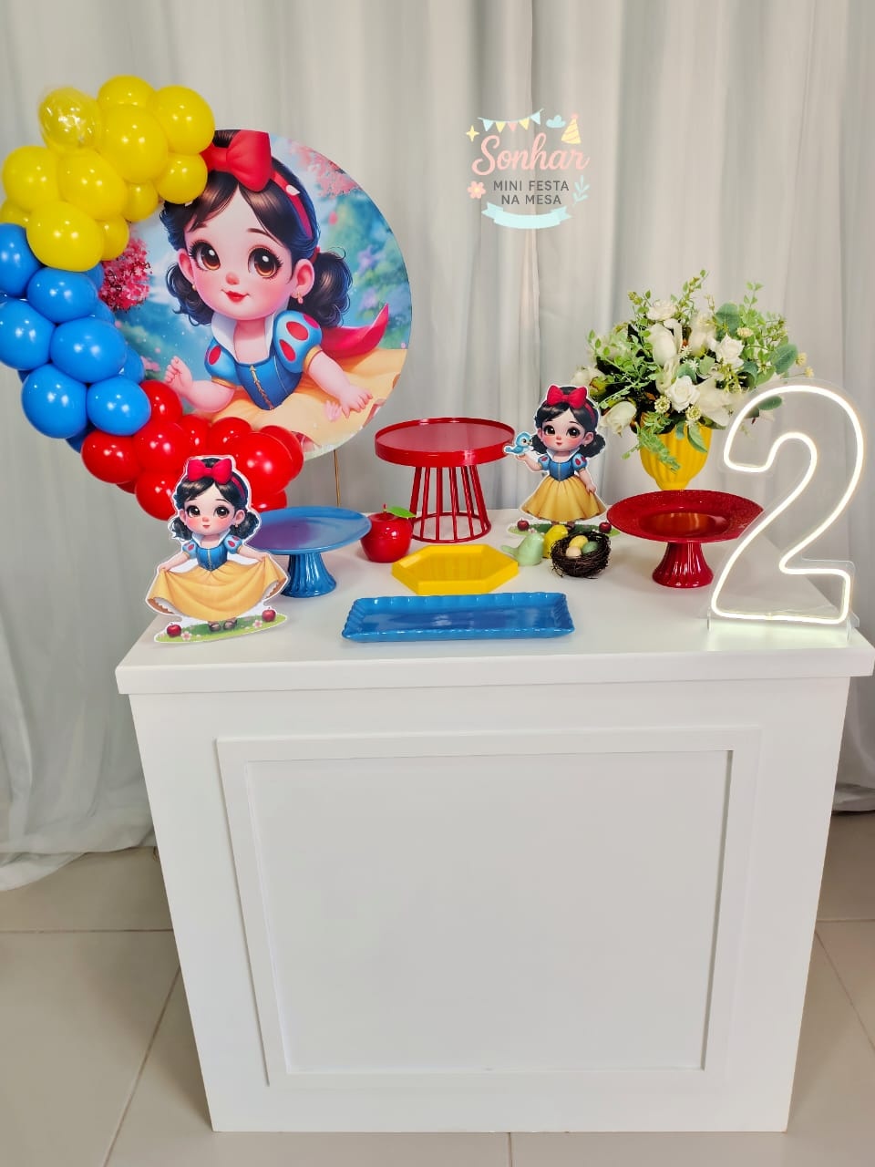 Branca de Neve Cute (Kit Completo) - Locadora Flor de Cacau