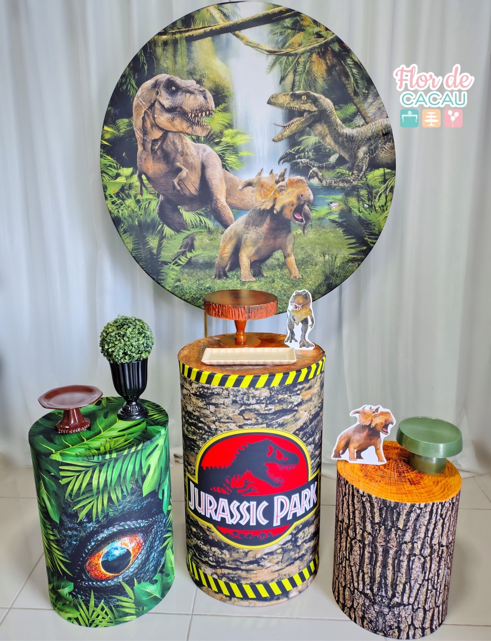 Kit Essencial - Jurassic Park/ Dinossauros - Locadora Flor de Cacau