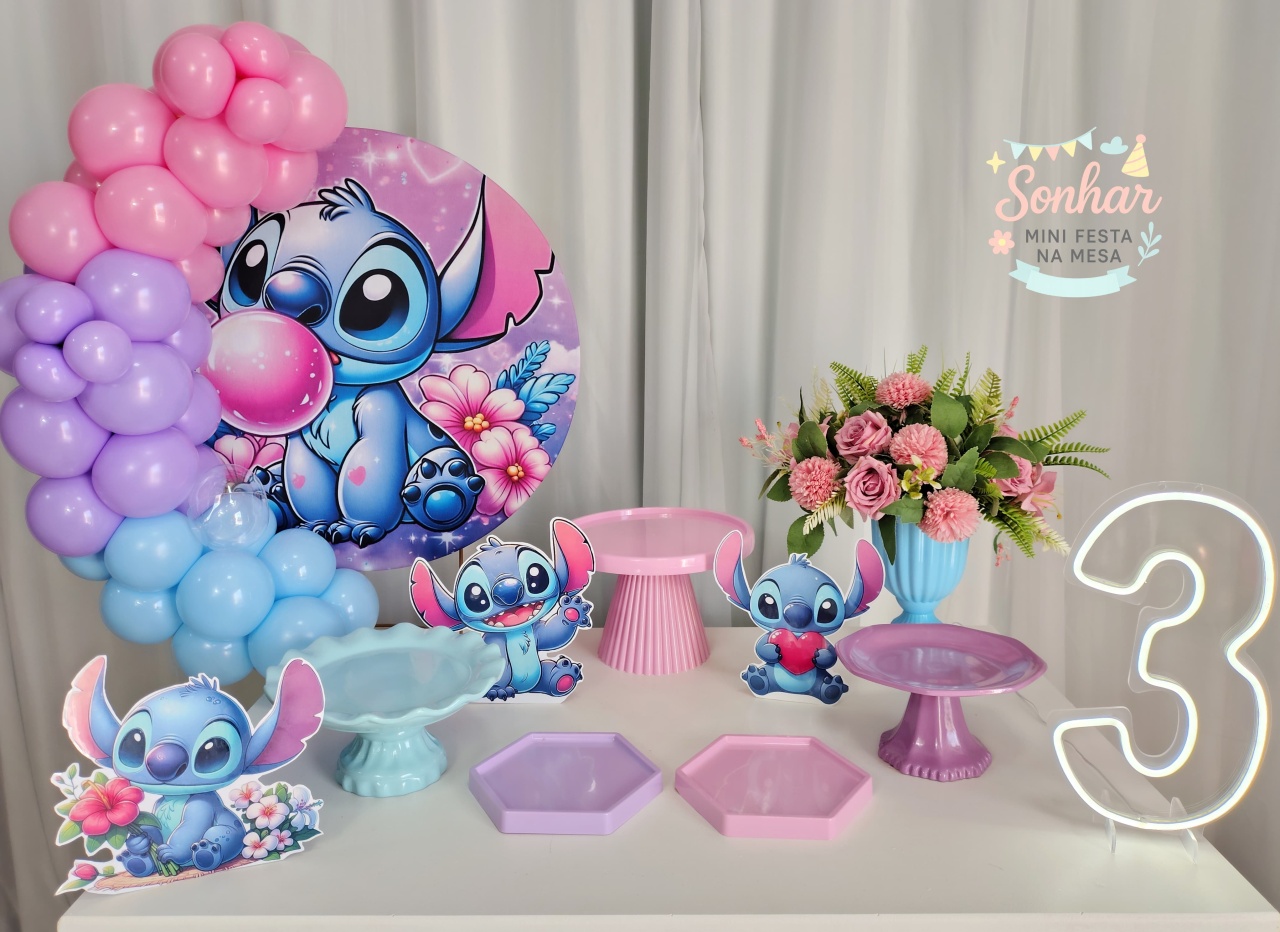 Stitch (Kit Essencial) - Locadora Flor de Cacau
