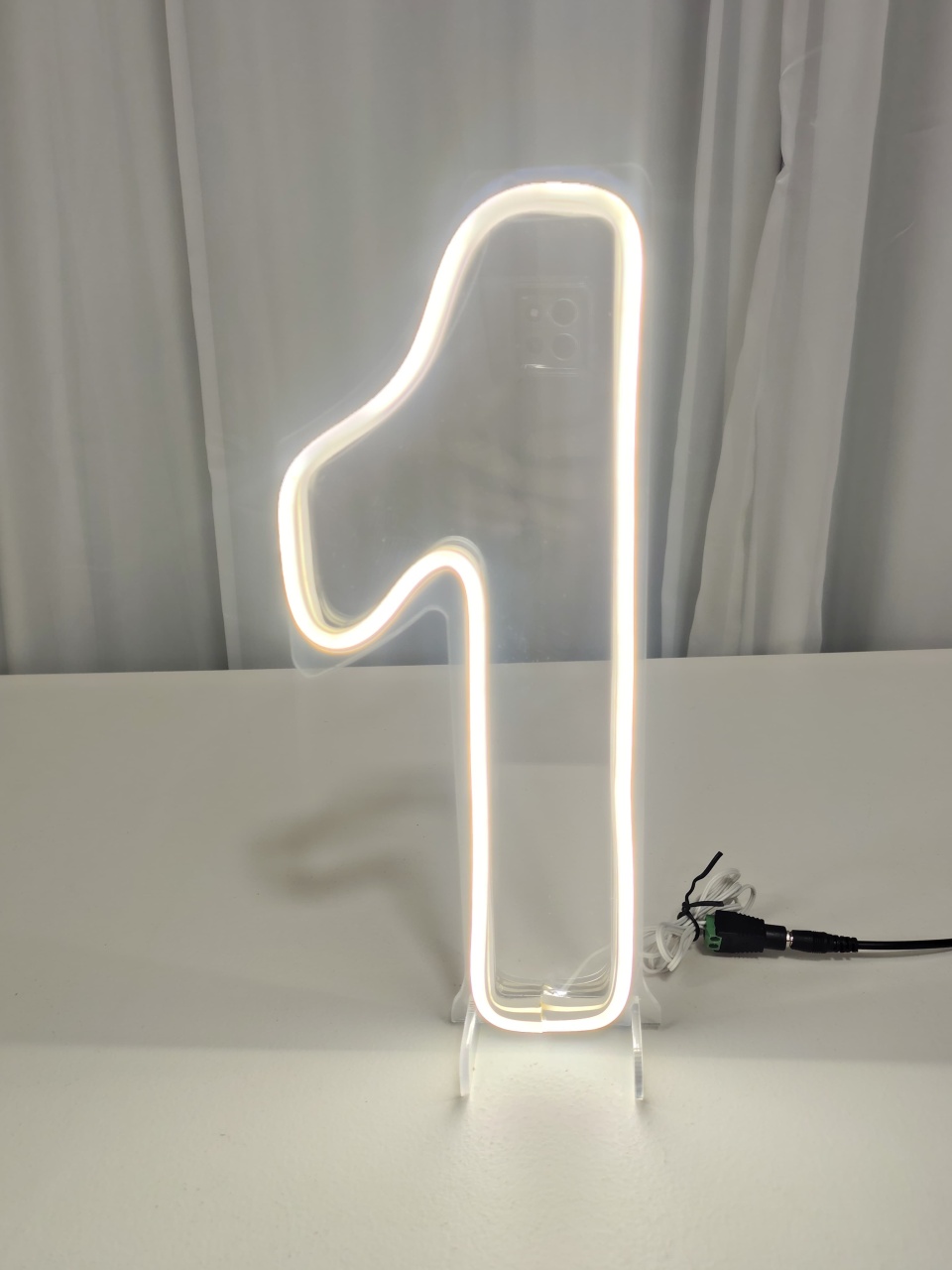 Número de Led 1' (30Cm) - Locadora Flor de Cacau
