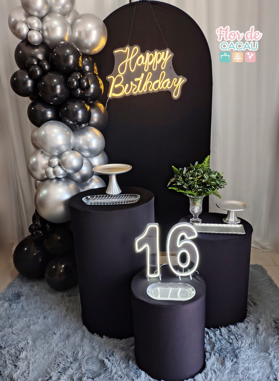 Preto E Prata (Kit Completo) - Locadora Flor de Cacau