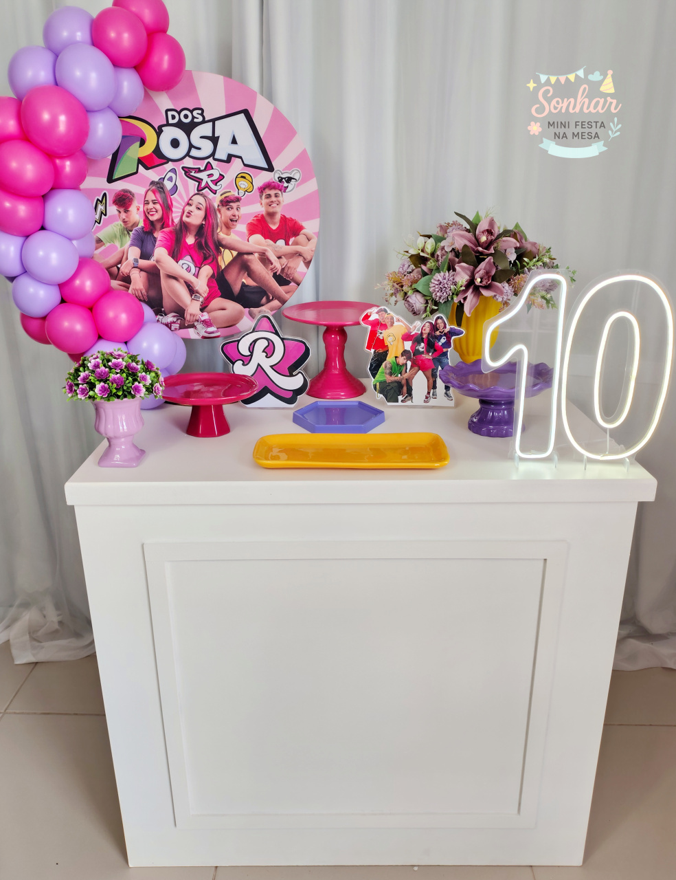 dos Rosa (Kit Completo) - Locadora Flor de Cacau