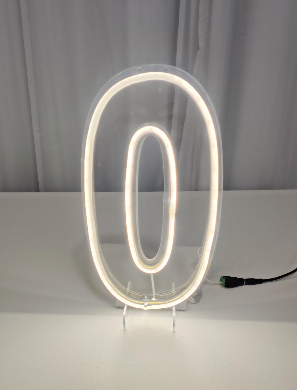 Número de Led 0' (30Cm) - Locadora Flor de Cacau