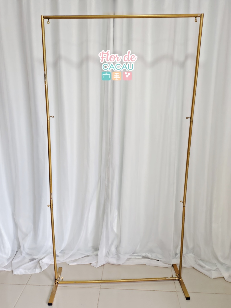 Painel Retangular 1Mt - Locadora Flor de Cacau
