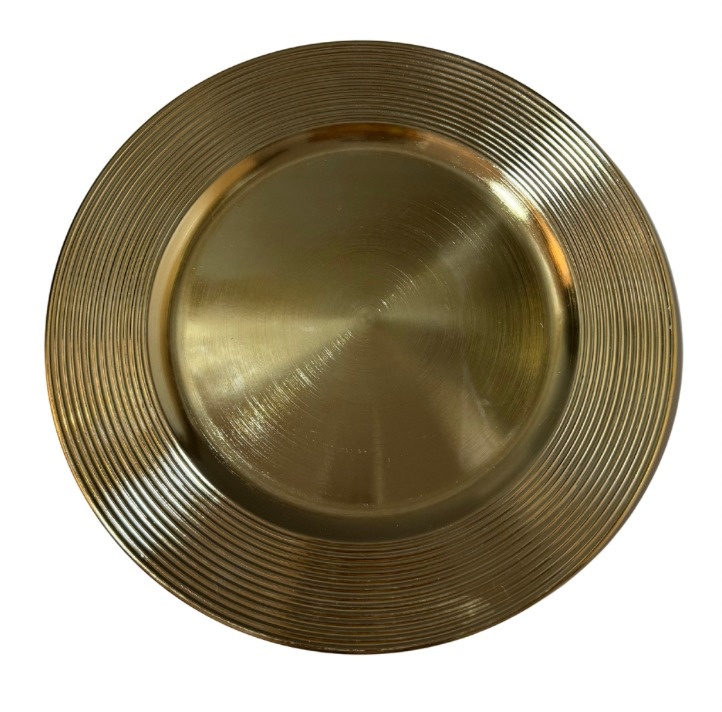 Sousplat Dourado - GEL.LOCACOES