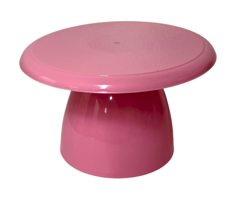 Boleira Cogumelo Rosa Bb 18X10  - GEL.LOCACOES