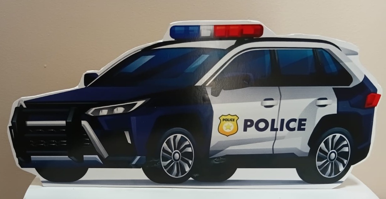 Display Carro de Policia - GEL.LOCACOES