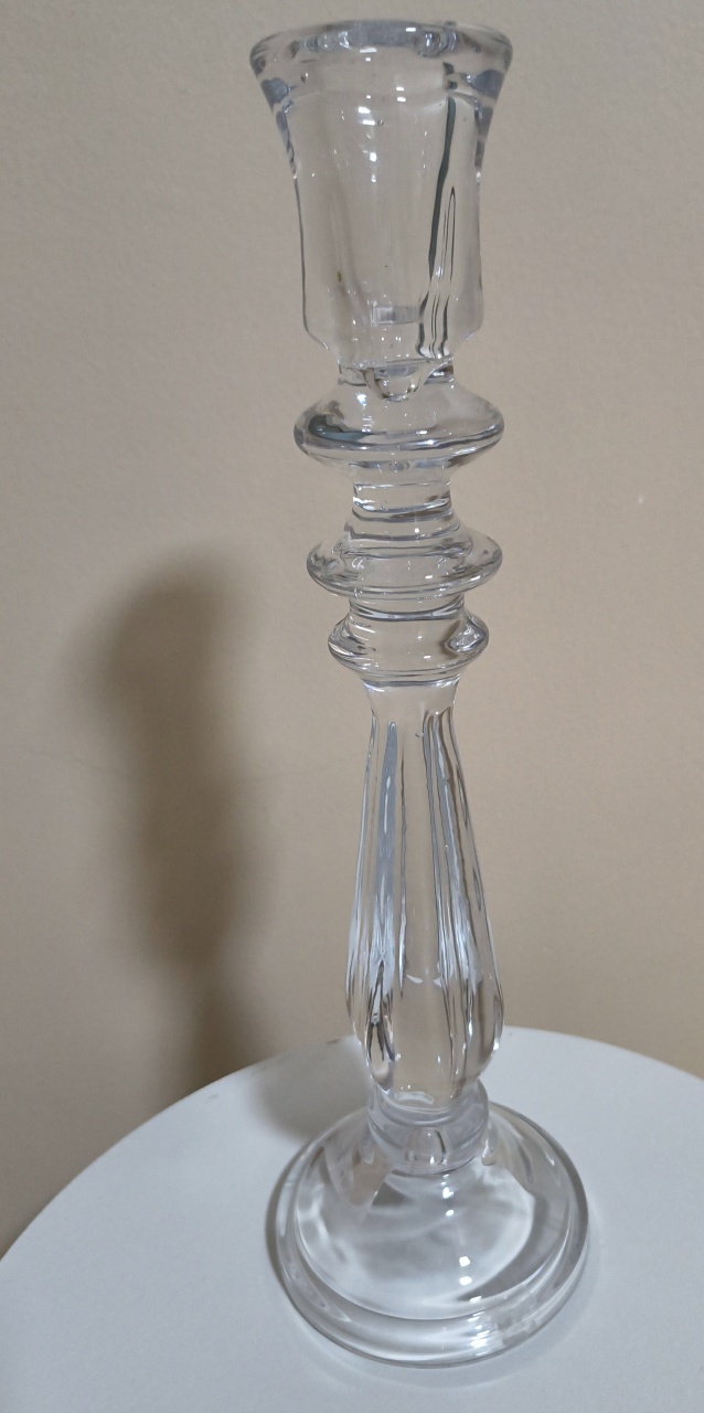 Castiçal de Cristal - GEL.LOCACOES