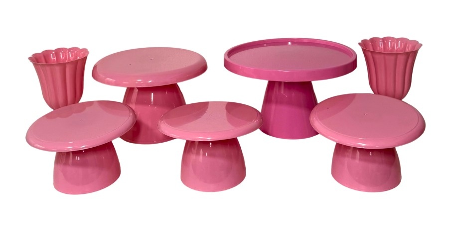 Kit Boleiras Rosa Bb - GEL.LOCACOES