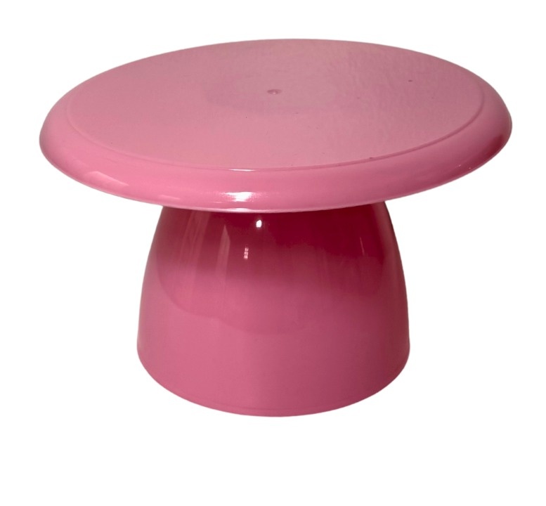 Boleira Cogumelo Rosa Bb 20X16   - GEL.LOCACOES
