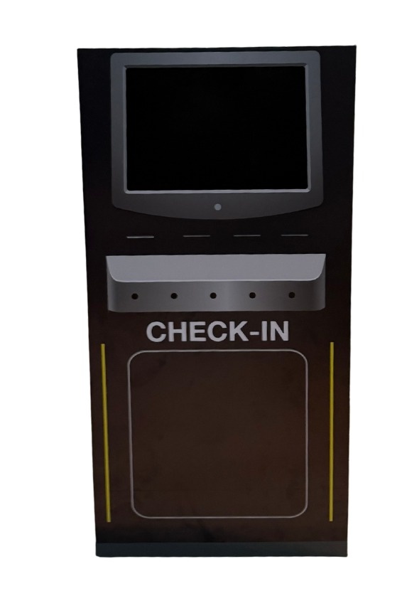 Mesa Cubo Check-In  - GEL.LOCACOES