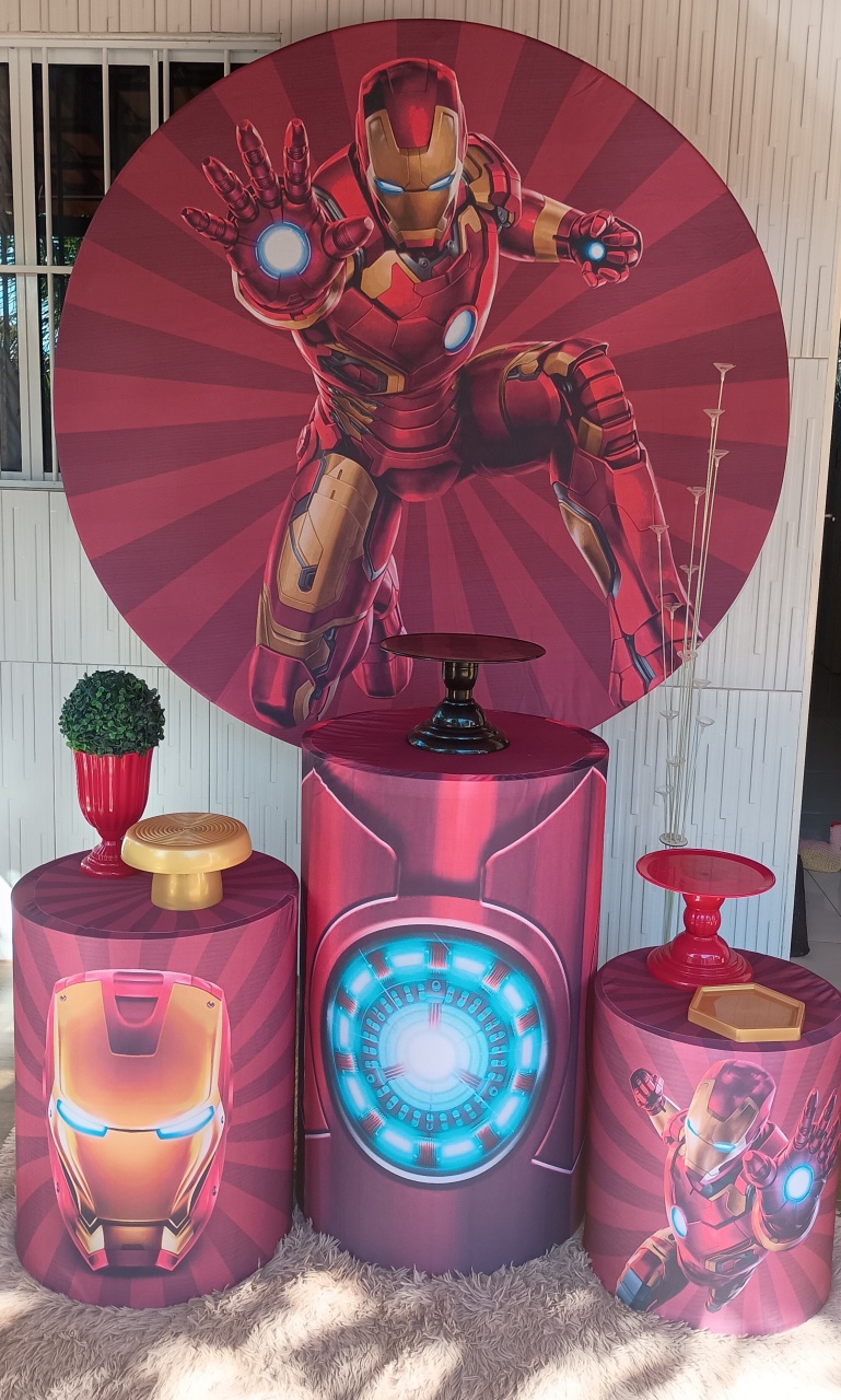 Homem de Ferro - DECORAÊ FESTAS PEGUE E MONTE