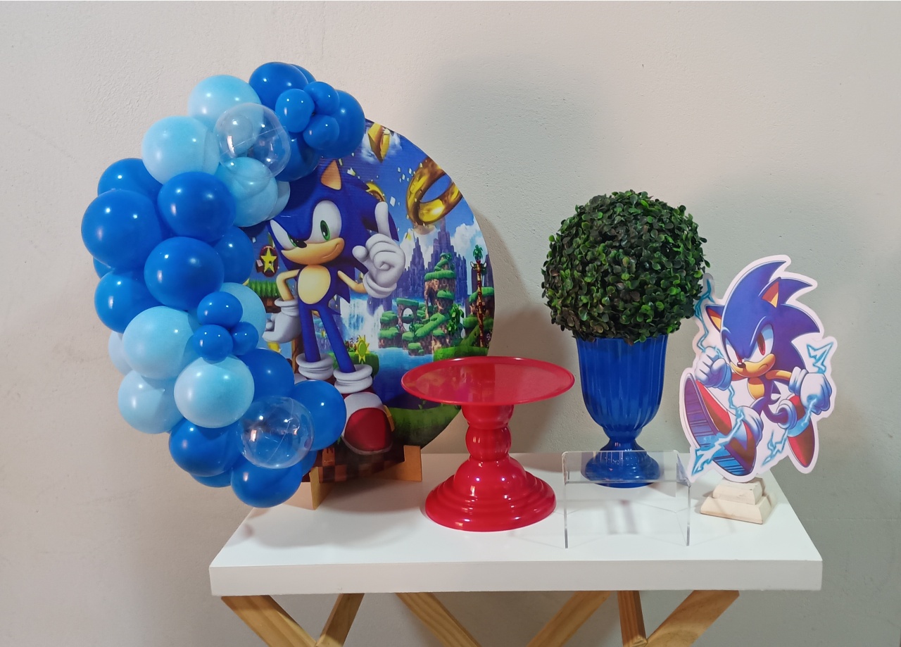 Sonic - DECORAÊ FESTAS PEGUE E MONTE