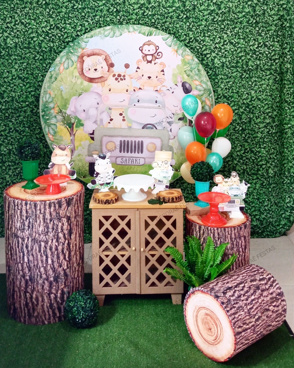 Kit Safari - DECORAÊ FESTAS PEGUE E MONTE