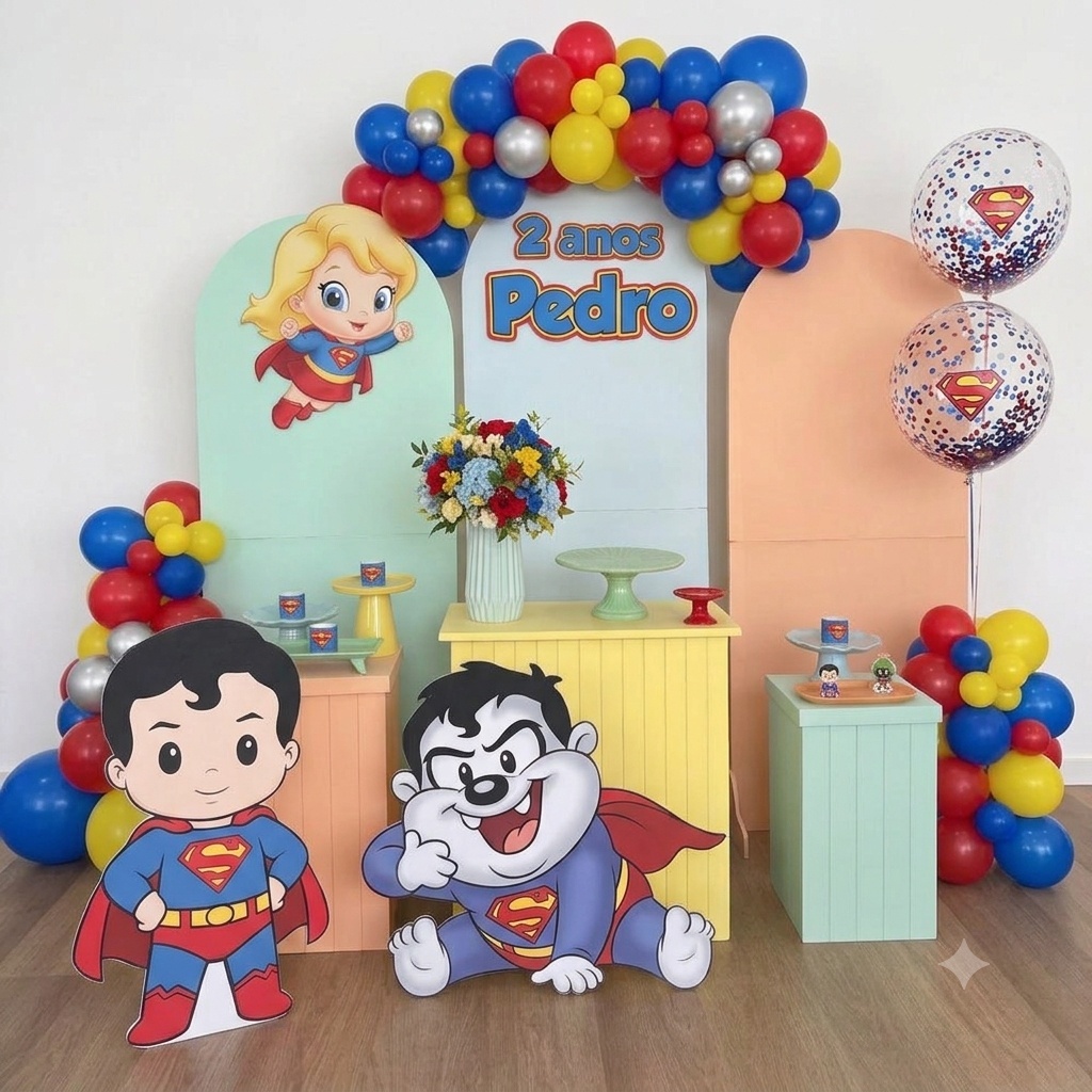 Kit Super Homen Baby 2 -Diamante - ARTLOG KIT FESTAS