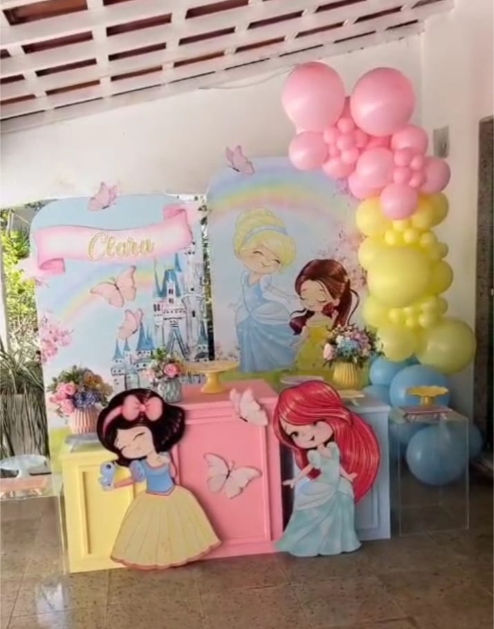 Kit Diamante Princesas - ARTLOG KIT FESTAS