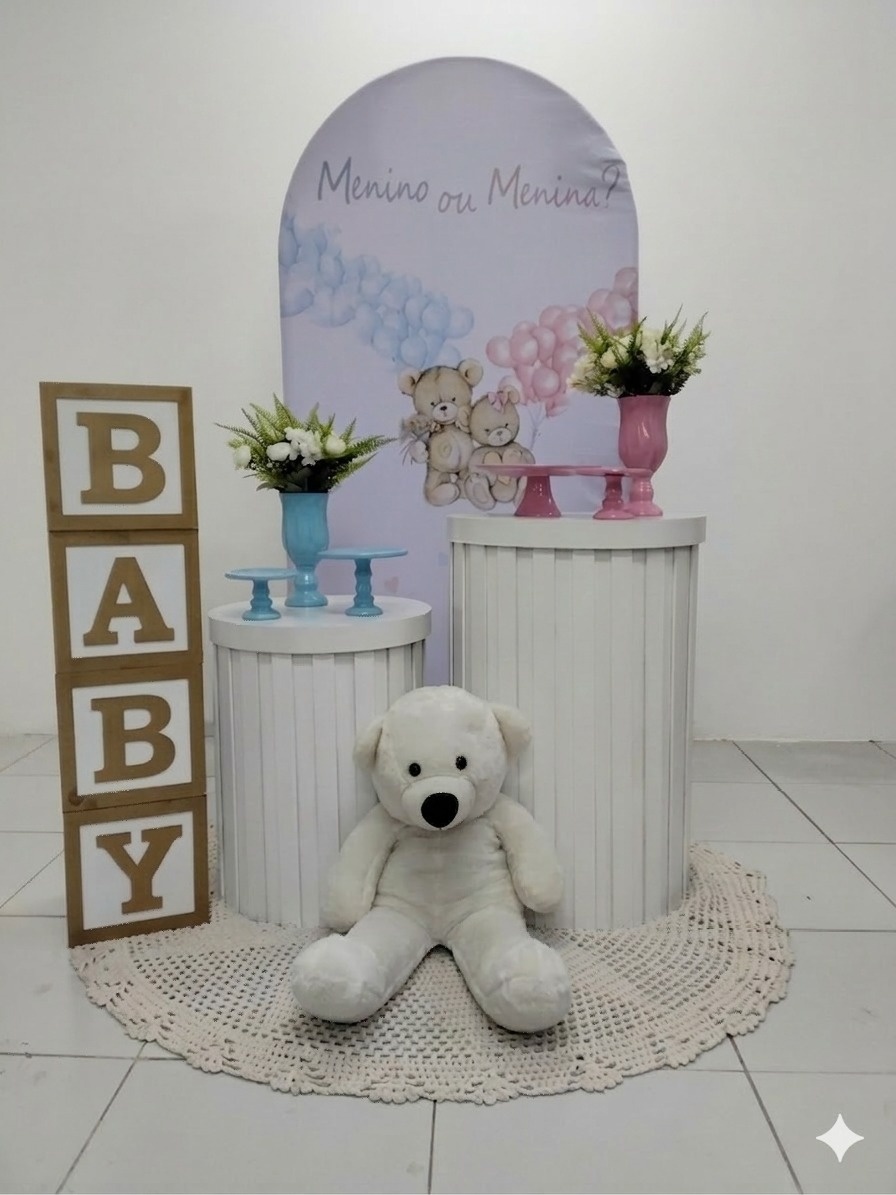 Chá Baby Prata 4 - ARTLOG KIT FESTAS