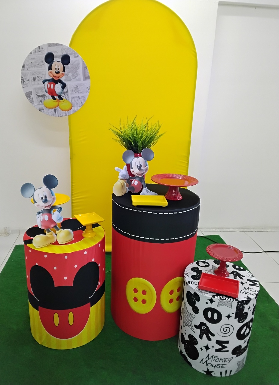 Kit Mikey -Prata  - ARTLOG KIT FESTAS