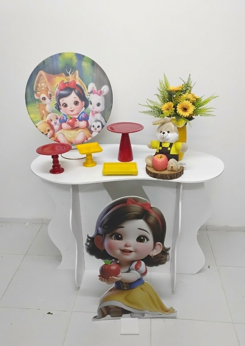 Festa Na Mesa Branca de Neve - ARTLOG KIT FESTAS