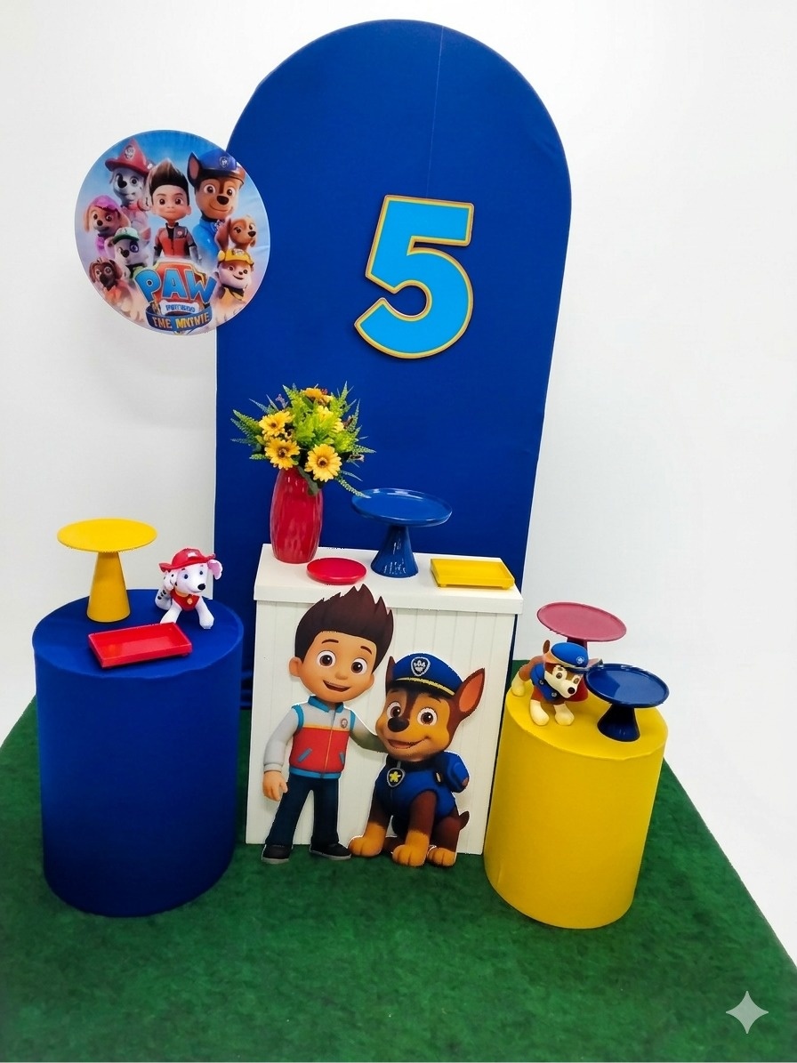 Kit Patrulha Canina-Prata - ARTLOG KIT FESTAS