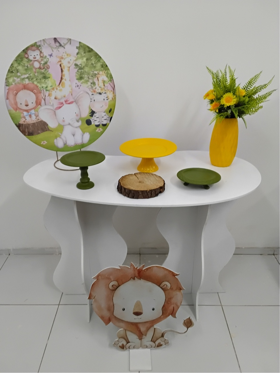 Festa Na Mesa Safari Baby 01 - ARTLOG KIT FESTAS
