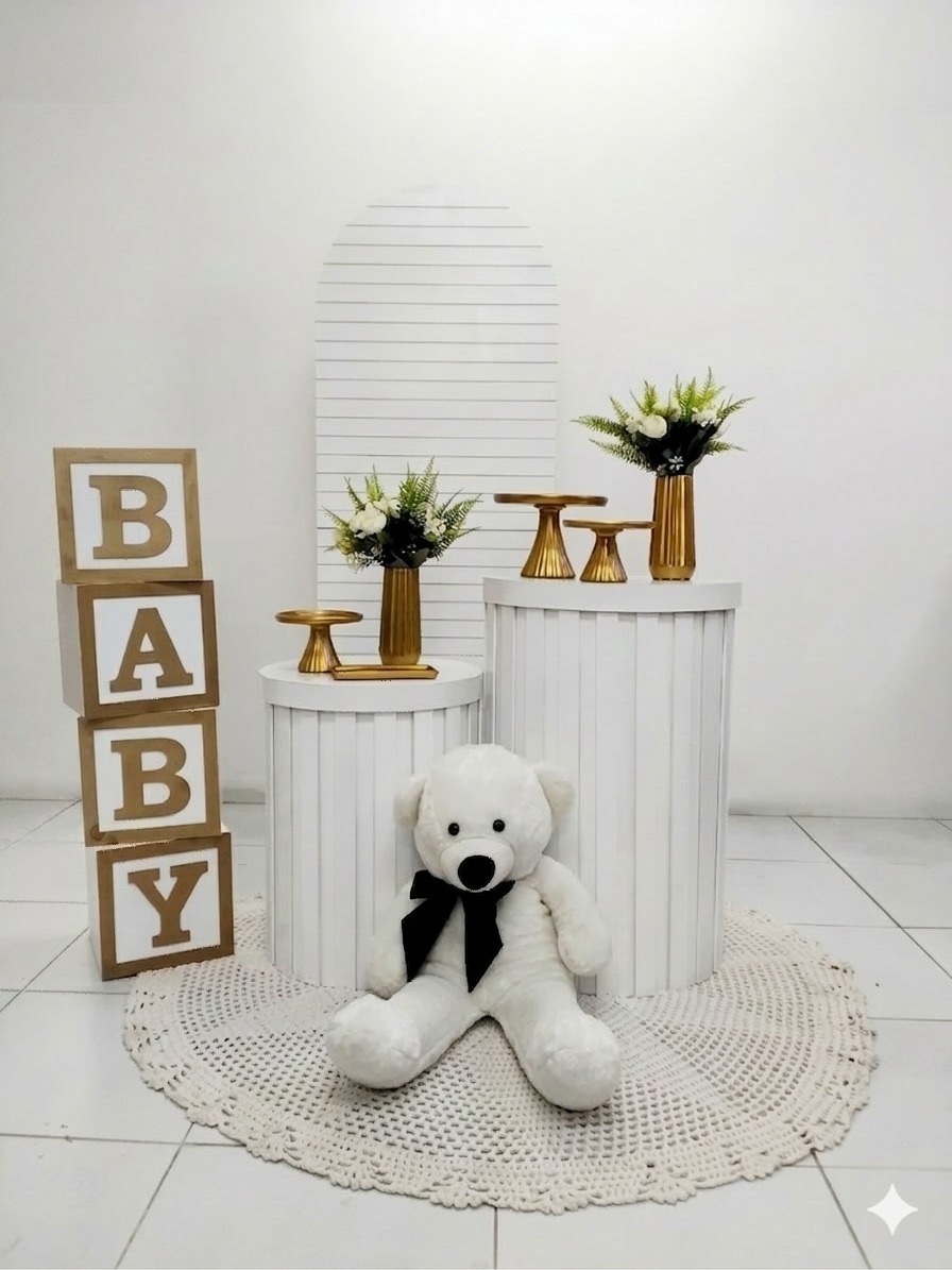 Chá Baby Prata 3 - ARTLOG KIT FESTAS