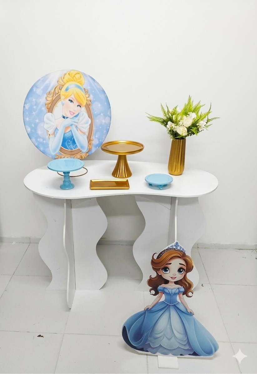 Festa Na Mesa Cinderela - ARTLOG KIT FESTAS